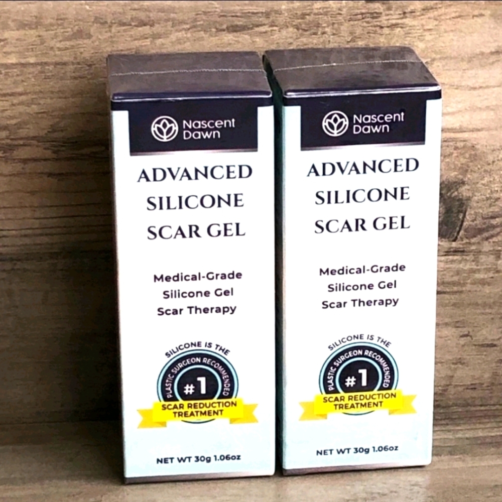 2 pack Advanced Silicone Scar Gel